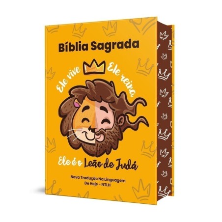 Bíblia Sagrada Infantil NTLH Capa Dura Leão de Judá