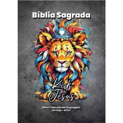 Bíblia Sagrada infantil NTLH Capa dura leão