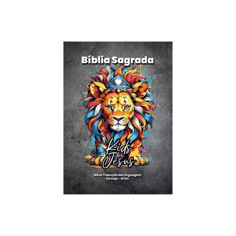 Bíblia Sagrada infantil NTLH Capa dura leão