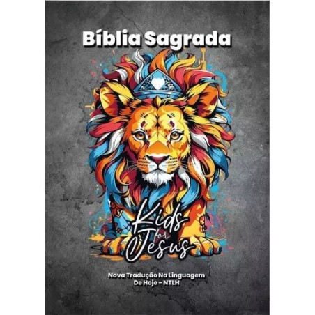 Bíblia Sagrada infantil NTLH Capa dura leão