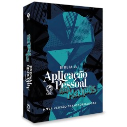 Bíblia de Aplicação Pessoal para Meninos Média Azul Capa Dura NVT