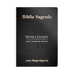 Bíblia Sagrada arc Letra Mega Gigante Capa Luxo Preta
