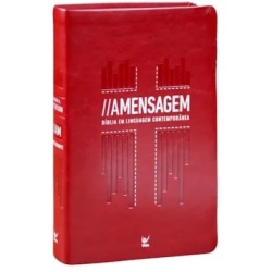 Bíblia A Mensagem Letra Gigante Vermelha