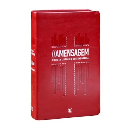 Bíblia A Mensagem Letra Gigante Vermelha