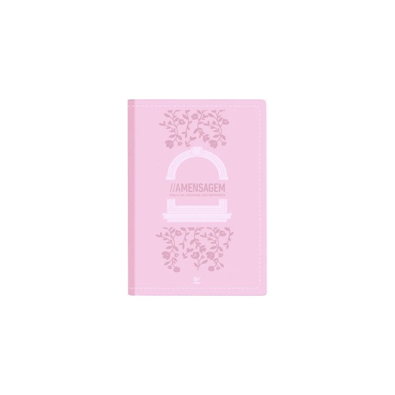 Bíblia A Mensagem Letra gigante Capa flexível Rosa