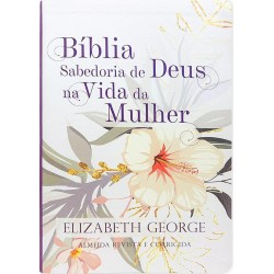 Bíblia - Sabedoria de Deus na Vida da Mulher - Capa flexível - floral