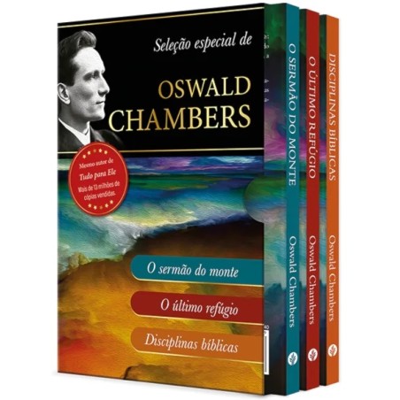 Seleção Especial de Oswald Chambers - caixa com três livros