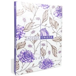 agenda almofafada floral
