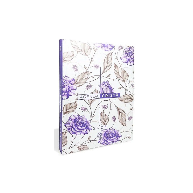 Agenda Cristã 2025 Floral Almofadada