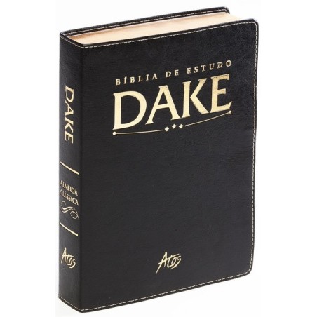 Bíblia de Estudo Dake - Letra Grande Capa Preta