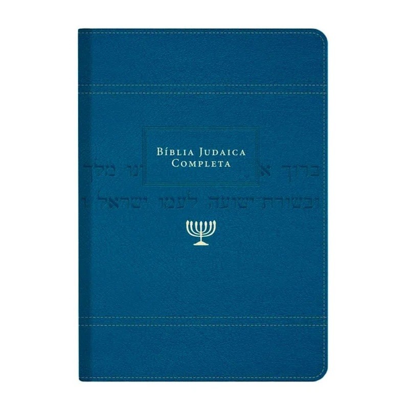 BIBLIA JUDAICA COMPLETA -  LUXO AZUL