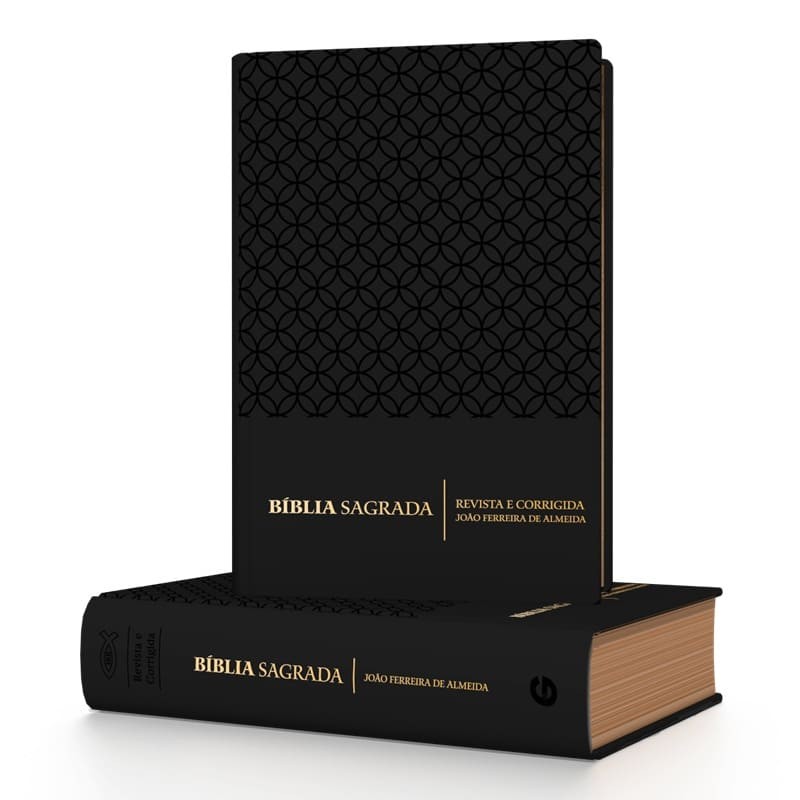 BIBLIA RC COMPACTA LETRA NORMAL LUXO PRETA BIBLIA RC COMPACTA LETRA NORMAL LUXO PRETA