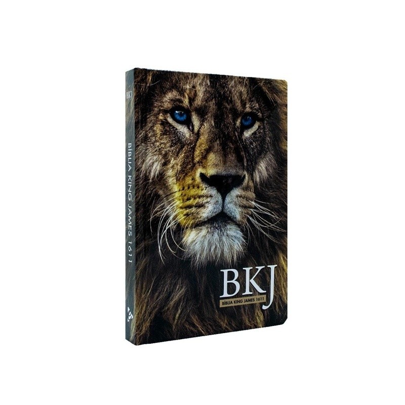 Bíblia Sagrada King James Slim 1611 Capa Dura Leão Adonai