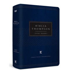 Bíblia Thompson AEC Letra Grande - Azul