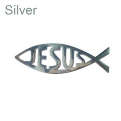 Adesivo para carro - Peixe / Jesus