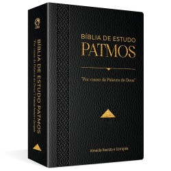 Bíblia de Estudo Patmos Grande Luxo Preta