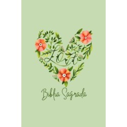 Biblia Sagrada Nvi - Coração Flores