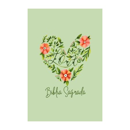 Biblia Sagrada Nvi - Coração Flores
