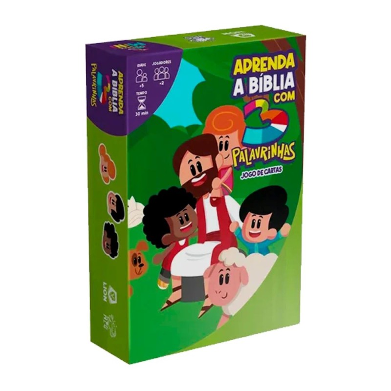 Jogo de Cartas - Aprenda a Bíblia com 3 Palavrinhas