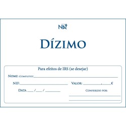 Envelopes de Dízimo - 100 Unidades