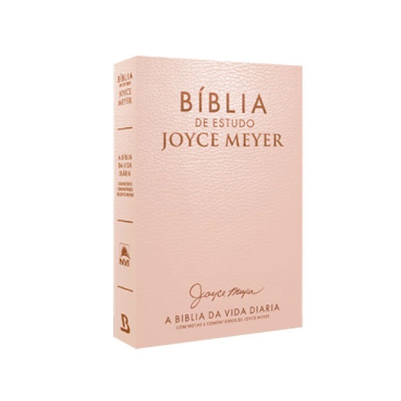 Bíblia de Estudo Media Joyce Meyer - Capa Rosa Bíblia de Estudo Media Joyce Meyer - Capa Rosa