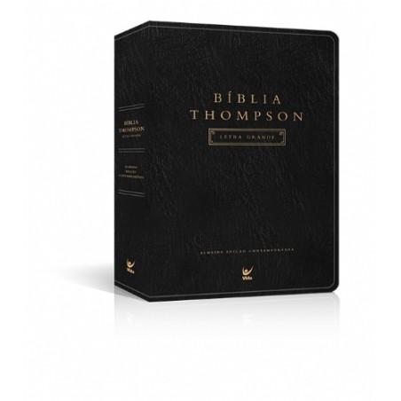 Bíblia Thompson AEC Letra Grande -  Luxo Preto
