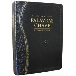 Bíblia Palavras Chave Hebraico e Grego - Clássica Preta