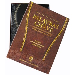 Bíblia Palavras Chave Hebraico e Grego - Clássica Preta
