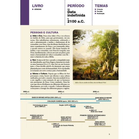 Bíblia de Estudo Cronológica Aplicação Pessoal - Tarja Verde