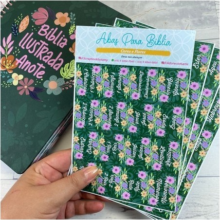 BÍBLIA ANOTE NVT  ESPIRAL ILUSTRADA – CORES E FLORES