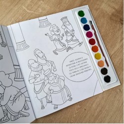 Aquarela - Daniel e os Leões