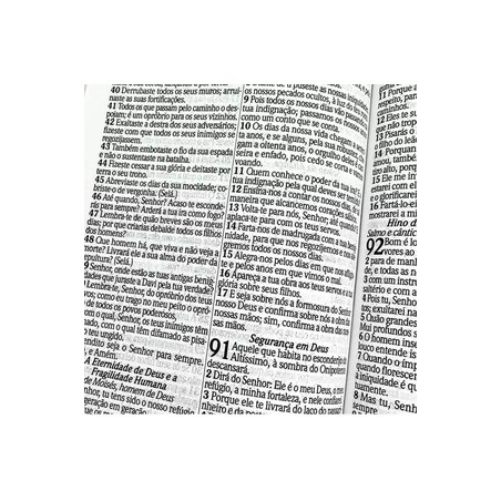 Biblia Sagrada RC Letra Gigante Com Harpa Avivada E Corinhos Capa Dura Circulo Flores