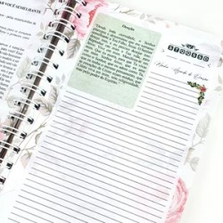Diário De Oração Lettering Meditação e Devocional Semanal