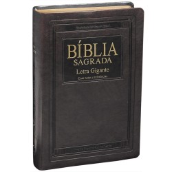 Bíblia Sagrada Letra Gigante - Capa Marrom