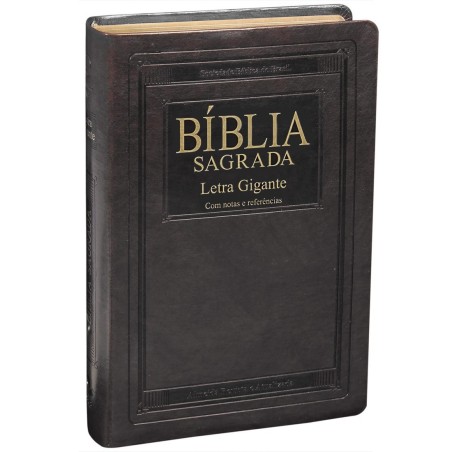 Bíblia Sagrada Letra Gigante - Capa Marrom