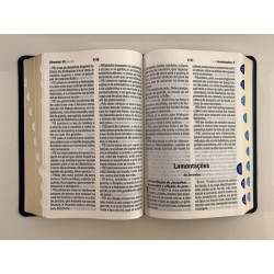 BÍBLIA ARC CONCORDÂNCIA LETRA GRANDE - AZUL