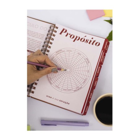 Planner Estações Vermelho