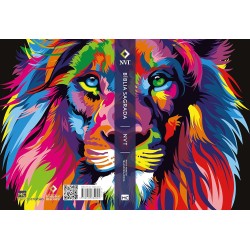 BÍBLIA NVT Letra normal capa dura lion colors