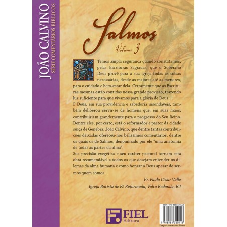 Comentário Bíblico Salmos Vol 3 - João Calvino