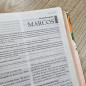 Bíblia de Estudo Matthew Henry  ARC  Capa Luxo Floral 