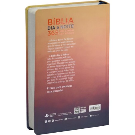 Bíblia Dia e Noite – 365 dias e noites com a Palavra - Capa Salmo 1:2