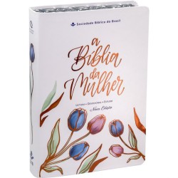 Bíblia da Mulher - Nova Edição - Letra Grande - Capa Branca