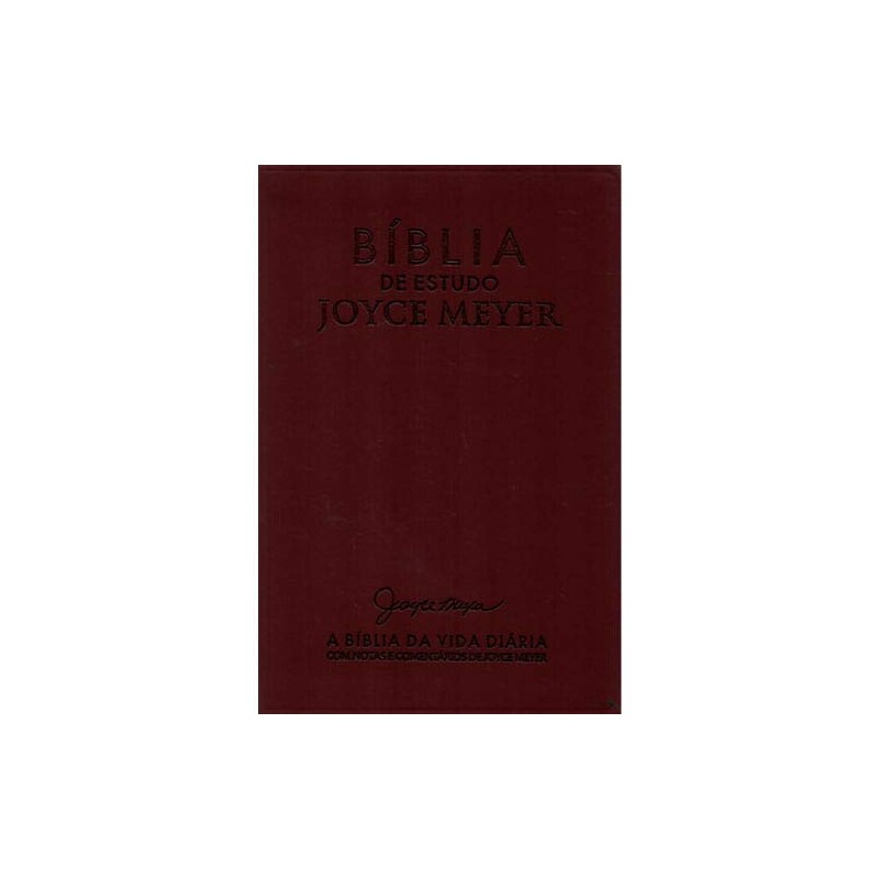 Bíblia de Estudo Joyce Meyer - Capa Marrom Bíblia de Estudo Joyce Meyer - Capa Marrom
