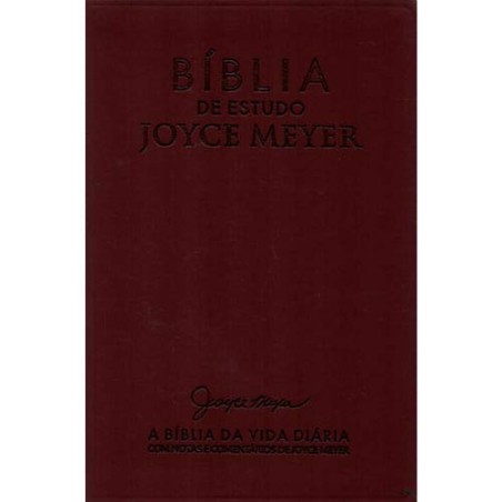 Bíblia de Estudo Joyce Meyer - Capa Marrom