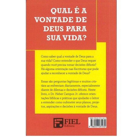 Tomando Decisões Segundo A Vontade De Deus