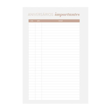 Planner Estações Capa Floral